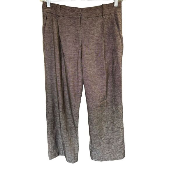 Piazza Sempione Women's Wool Blend Pants Slacks Lined Sz 8 Brown Made In Italy - Picture 1 of 9